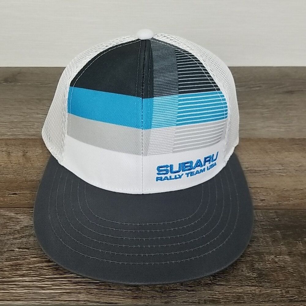 Subaru Rally Team USA Strapback hat Cap Adjustable Trucker Hat K Products New